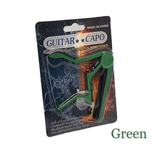 画像をギャラリービューアに読み込む, ギター カポタスト グリーン
