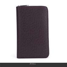 画像をギャラリービューアに読み込む, Card Wallet カードポケット18収納 ブラウン
