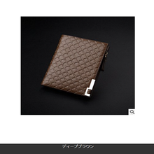 画像をギャラリービューアに読み込む, 財布　メンズ　二つ折り財布 　薄い　カード入れあり　おしゃれ　小銭入れあり 使いやすい　コンパクト ＰＵレザー　20代　30代　40代　50代
