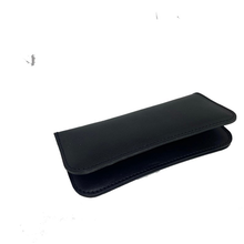 画像をギャラリービューアに読み込む, 財布　長財布　メンズ　牛革　栃木レザー　二つ折り　薄い　ヌメ革　薄型　青　黒　 新品 レザー 大容量　カード入れ　ＹＫＫファスナー
